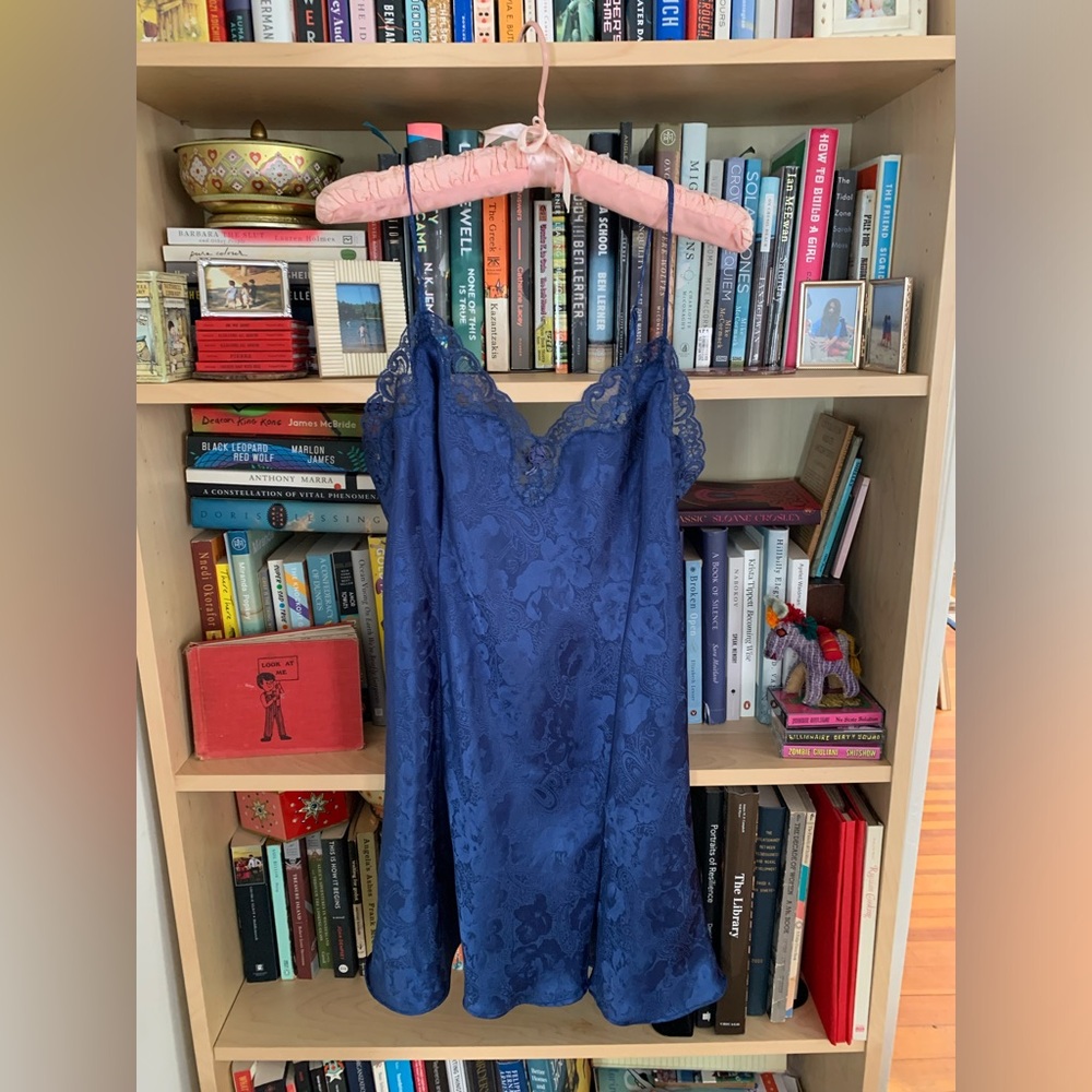 Blue Lace Slip